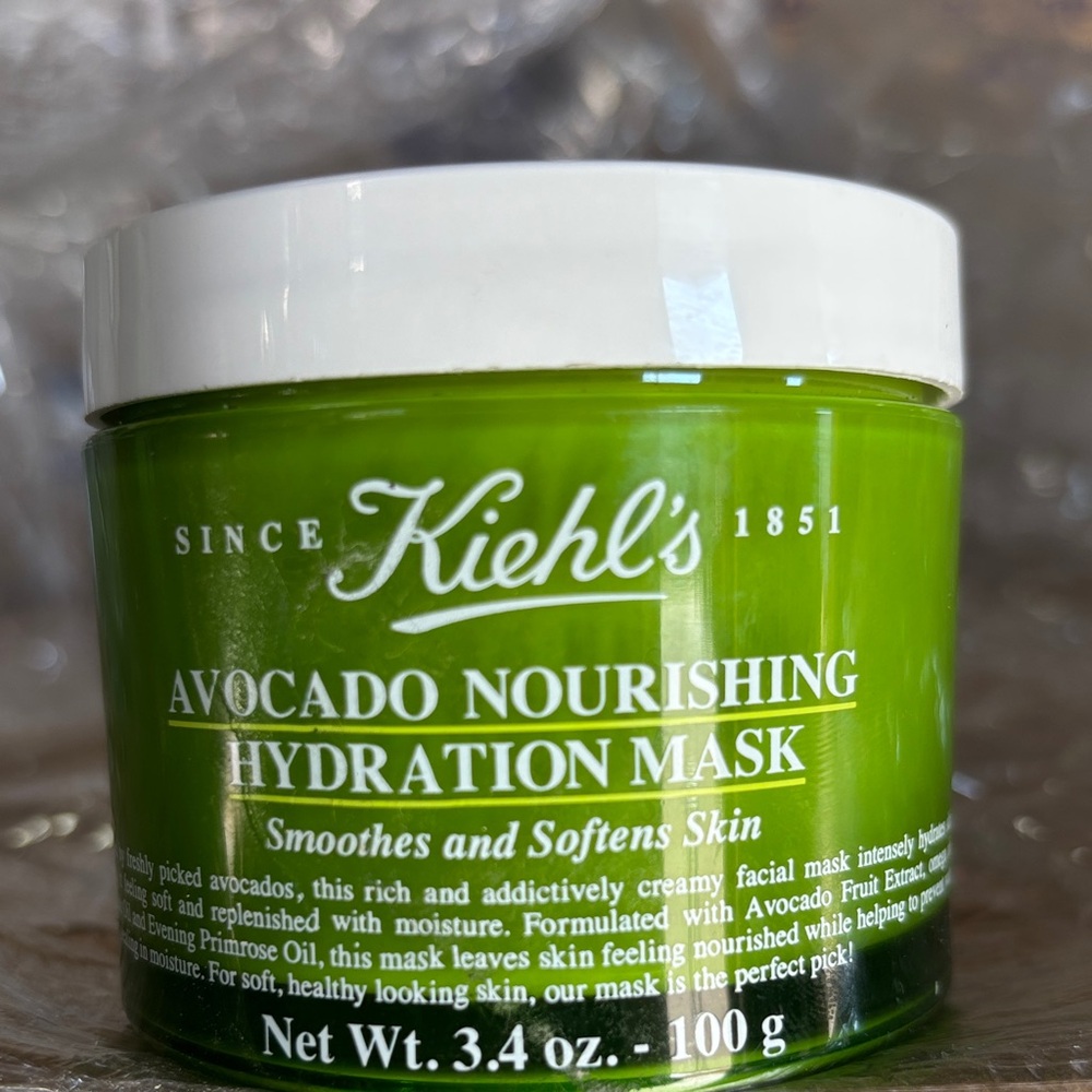 New & Sealed Kiehl's Avocado Nourishing Hydration Mask Large Size 3.4 oz